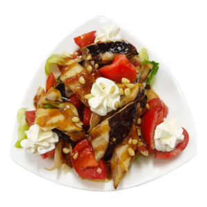 Изображение к Салат с хрустящими баклажанами, 1 кг.